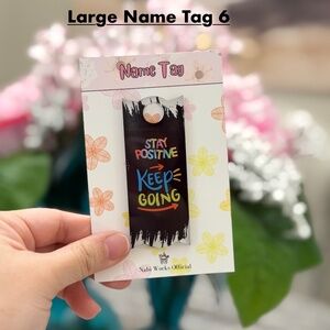 40 oz Stanley Tumbler Acrylic Nameplate Accessories H2.0 Stanley Name Tag - Big